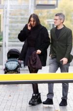 SASHA VOLKOVA Leaves a Restaurant in London 11/18/2021