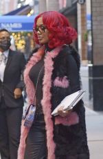 SAWEETIE Heading to SNL Rehearsals in New York 11/18/2021