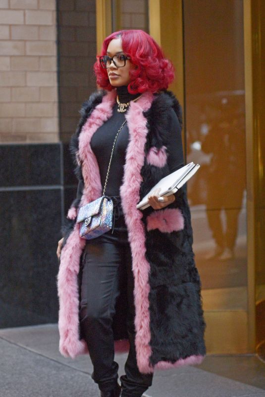 SAWEETIE Heading to SNL Rehearsals in New York 11/18/2021