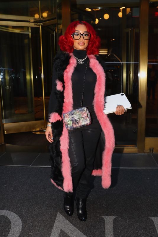 SAWEETIE Laves Saturday Night Live Rehearsals in New York 11/18/2021