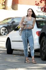 SCOUT WILLIS in Denim Out with Her Dog in Los Angeles 11/05/2021