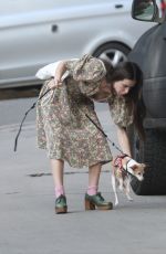 SCOUT WILLIS Out with Her Dog in Los Angeles 11/22/2021