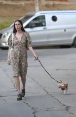 SCOUT WILLIS Out with Her Dog in Los Angeles 11/22/2021