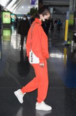 SELENA GOMEZ at JFK Airport in New York 11/22/2021