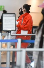 SELENA GOMEZ at JFK Airport in New York 11/22/2021