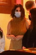 SELENA GOMEZ Leaves Sunset Tower in Los Angeles 11/01/2021