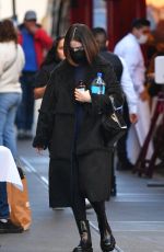 SELENA GOMEZ Out and About in New York 11/10/2021