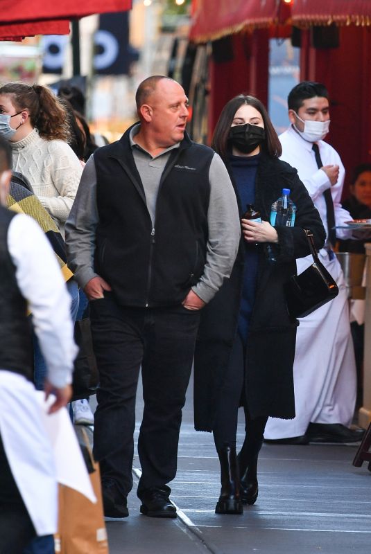 SELENA GOMEZ Out and About in New York 11/10/2021