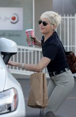 SELMA BLAIR at a Starbucks in Studio City 11/27/2021