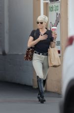 SELMA BLAIR at a Starbucks in Studio City 11/27/2021