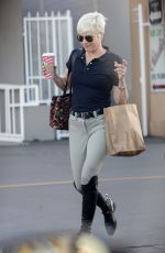 SELMA BLAIR at a Starbucks in Studio City 11/27/2021