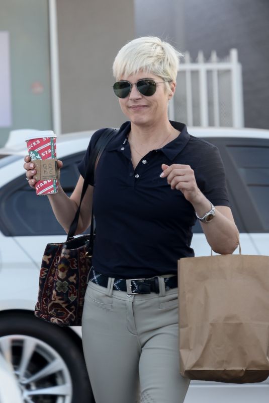 SELMA BLAIR at a Starbucks in Studio City 11/27/2021