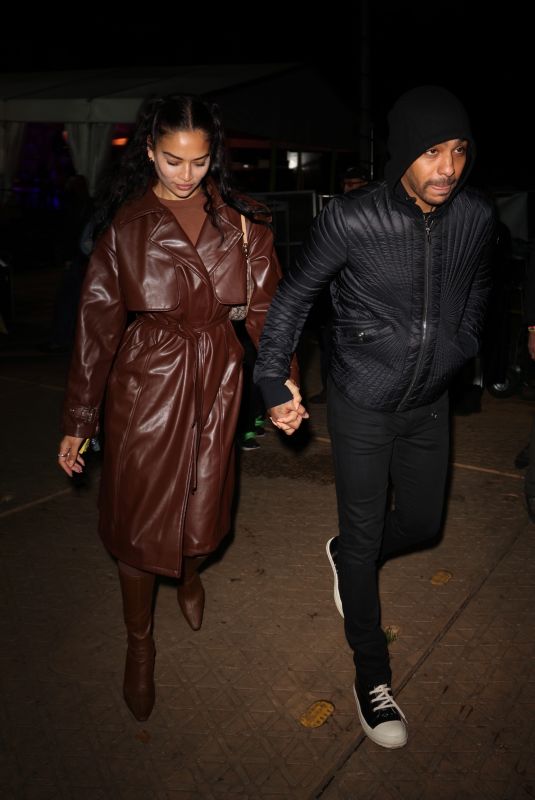 SHANINA SHAIK and Matthew Adesuyan at Outside Lands Music Festival in San Francisco 11/01/2021