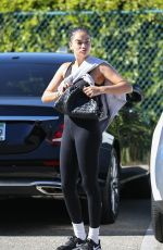 SHANINA SHAIK Leaves a Gym in Beverly Hills 11/11/2021