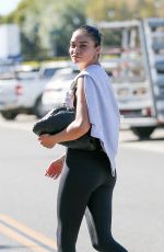 SHANINA SHAIK Leaves a Gym in Beverly Hills 11/11/2021