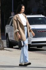 SHANINA SHAIK Out with a Friend in West Hollywood 11/02/2021
