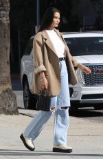 SHANINA SHAIK Out with a Friend in West Hollywood 11/02/2021