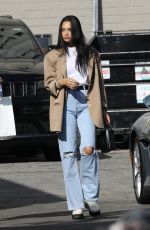 SHANINA SHAIK Out with a Friend in West Hollywood 11/02/2021