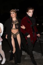SHANNA MOAKLER as Cleopatra Arrives at Halloween Party in Los Angeles 10/30/2021