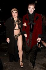 SHANNA MOAKLER as Cleopatra Arrives at Halloween Party in Los Angeles 10/30/2021