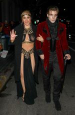 SHANNA MOAKLER as Cleopatra Arrives at Halloween Party in Los Angeles 10/30/2021