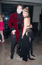SHANNA MOAKLER as Cleopatra Arrives at Halloween Party in Los Angeles 10/30/2021