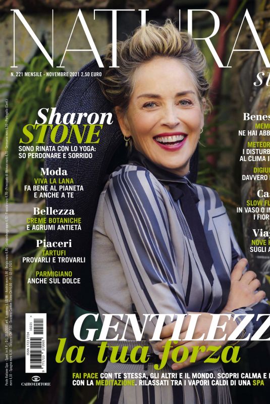 SHARON STONE in Natural Style Magazine, Italy November 2021