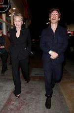 SHARON STONE Leaves Licorice Pizza Premiere After-party in Los Angeles 11/20/2021