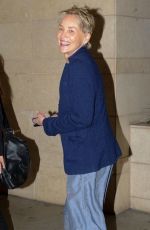 SHARON STONE Out for inner with a Friend in Beverly Hills 11/22/2021