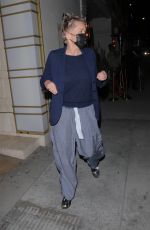 SHARON STONE Out for inner with a Friend in Beverly Hills 11/22/2021