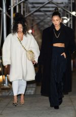 SHAY MITCHELL and CHLOE FLOWERS Night Out in New York 11/19/2021