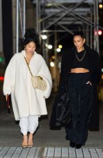 SHAY MITCHELL and CHLOE FLOWERS Night Out in New York 11/19/2021