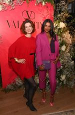 SIMONE ASHLEY at a Dinner to Celebrate Launch of Valentino Make Up at NoMad London in London 11/17/2021