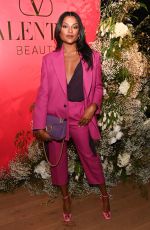 SIMONE ASHLEY at a Dinner to Celebrate Launch of Valentino Make Up at NoMad London in London 11/17/2021