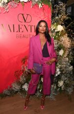 SIMONE ASHLEY at a Dinner to Celebrate Launch of Valentino Make Up at NoMad London in London 11/17/2021