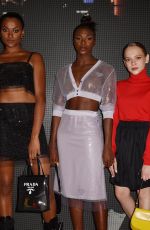 SIMONE ASLEY at Prada Show at Milan Fashion Week 09/24/2021