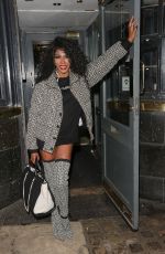 SINITTA Arrives at City of Quebec Bar in London 11/27/2021