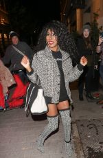 SINITTA Arrives at City of Quebec Bar in London 11/27/2021