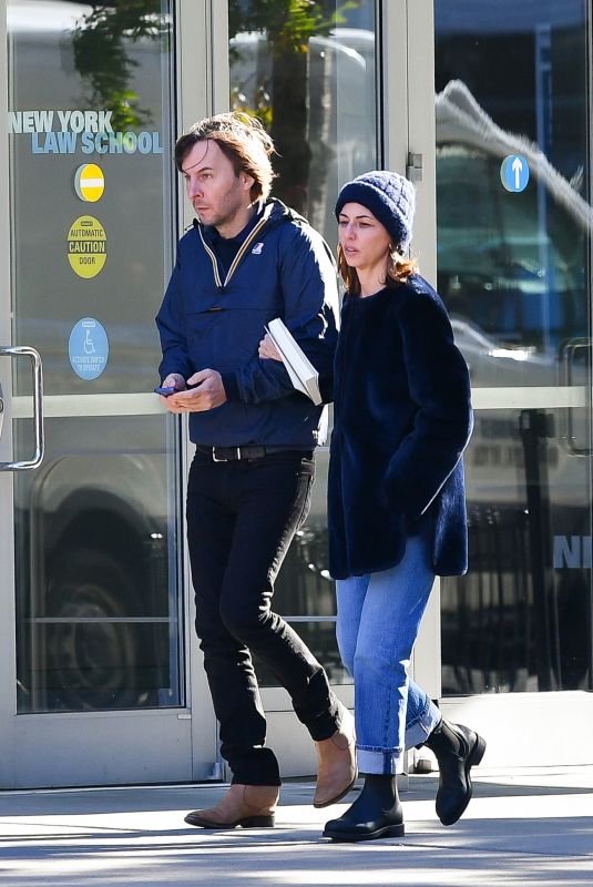 SOFIA COPPOLA and Thomas Mars Out in New York 11/08/2021