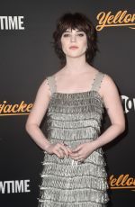 SOPHIE THATCHER at Yellowjackets Premiere in Los Angeles 11/10/2021