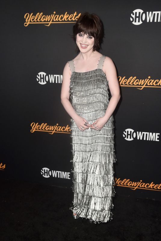 SOPHIE THATCHER at Yellowjackets Premiere in Los Angeles 11/10/2021