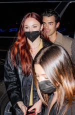SOPHIE TURNER adn Joe Jonas Arrives at SNL Afterparty in New York 11/13/2021