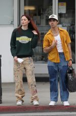 SOPHIE TURNER and Joe Jonas Shopping at Sandro Clothing Store in Beverly Hills 11/01/2021