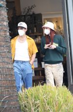SOPHIE TURNER and Joe Jonas Shopping at Sandro Clothing Store in Beverly Hills 11/01/2021