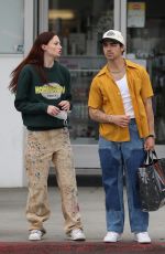 SOPHIE TURNER and Joe Jonas Shopping at Sandro Clothing Store in Beverly Hills 11/01/2021