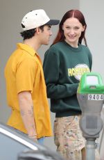 SOPHIE TURNER and Joe Jonas Shopping at Sandro Clothing Store in Beverly Hills 11/01/2021