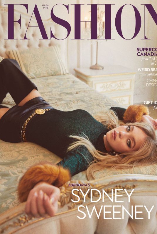 SYDNEY SWEENEY in Fashion Magazine, Winter 2022