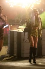TANA MOGEAU Out for Dinner with Friends at Yamashiro in Los Angeles 11/03/2021