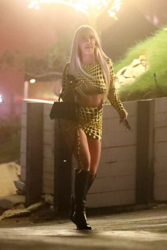 TANA MOGEAU Out for Dinner with Friends at Yamashiro in Los Angeles 11/03/2021