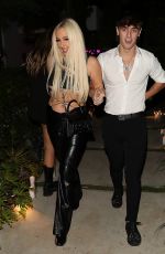 TANA MONGEAU and Bryce Hall Night Out in Los Angeles 11/11/2021